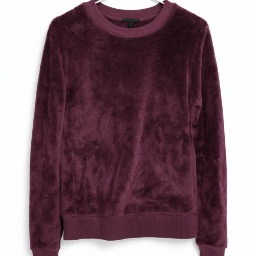 Fleece Warm Winter Purple Sleeve Sweater Top
