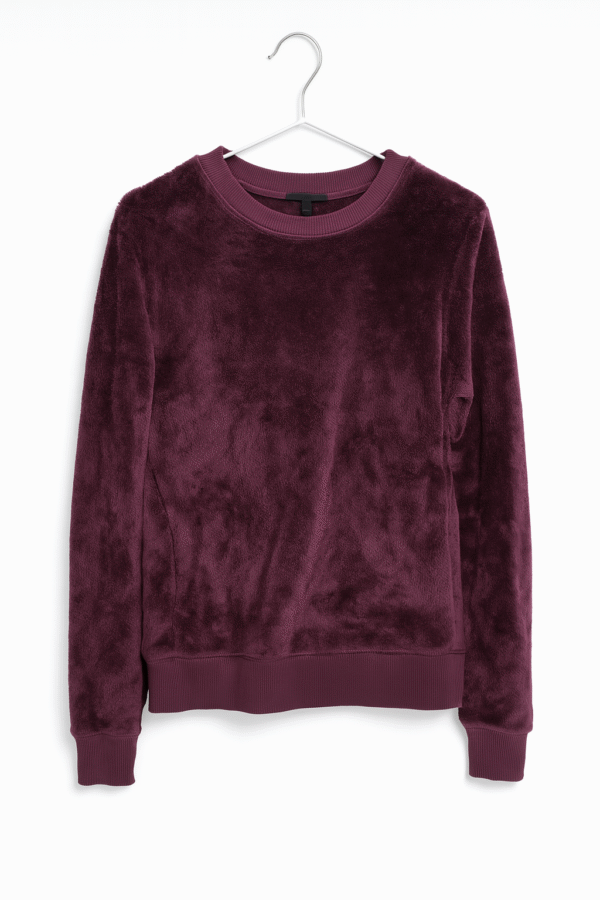 ChatGPTImageJul11_2025_02_55_13PM Fleece Warm Winter Purple Sleeve Sweater Top