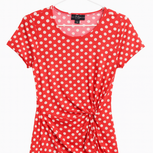 INC Polka Dot Work Blouse