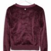 Fleece Warm Winter Purple Sleeve Sweater Top