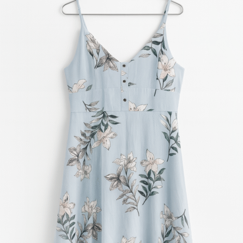 Dynamite Blue Floral Small Top/ Dress