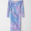 Fashion Nova Tie Dye Ribbed Dress