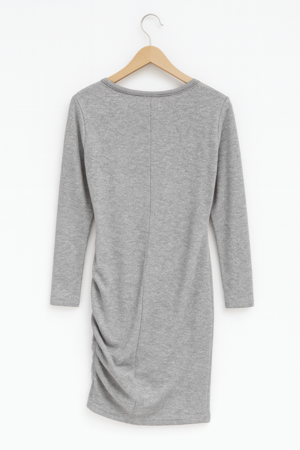 NoBoundariesLargeGreyBack No Boundaries Grey Dress Large