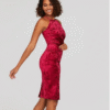 Suzy Shier Velvet Cross Back Spaghetti Strap Bodycon Mini Dress