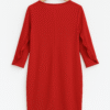 Zara Trafaluc Red Long Sleeve Dress with Ruffles
