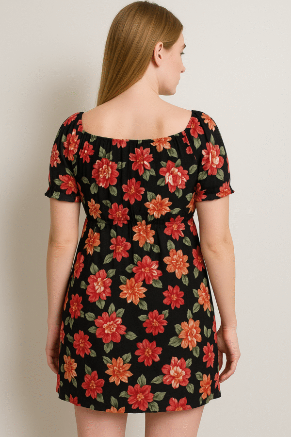 Floral Casual Mini Summer Dress Size S