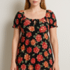Floral Casual Mini Summer Dress Size S